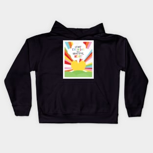 Start each day with a grateful heart Kids Hoodie